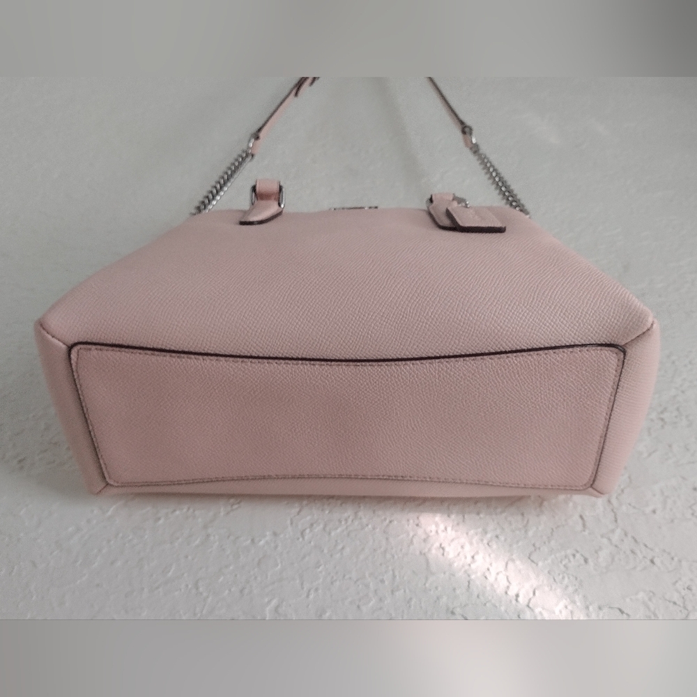 Coach Mini Sage Carryall  Light Pink Satchel with Chain Strap - Picture 9 of 13
